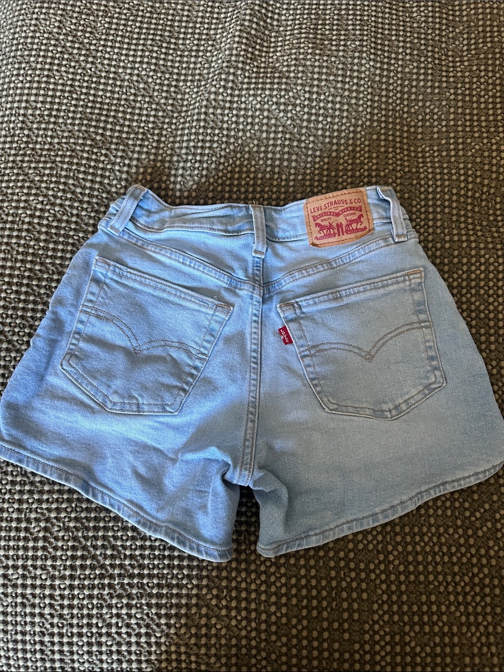 Levi's Light High-Rise Denim A-line Shorts